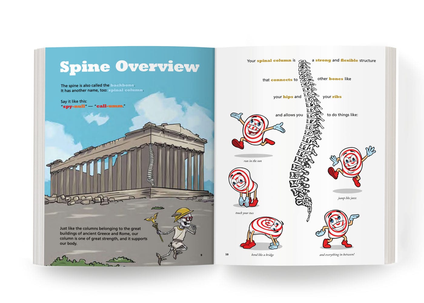 Bones of the Rib Cage and Spine: Book 3 Health Education for Children