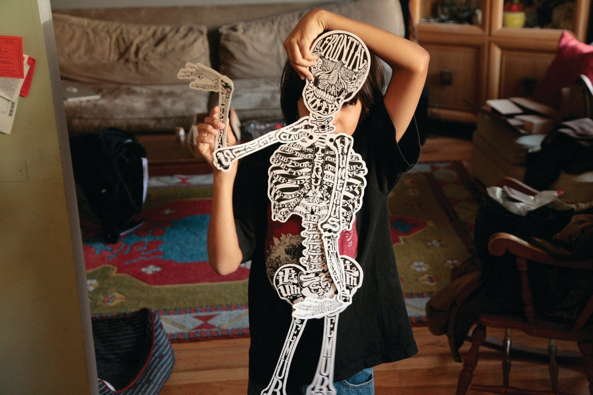 Dr. Bonyfide's Know Your Bones: Coloring Kit Health Education for Children