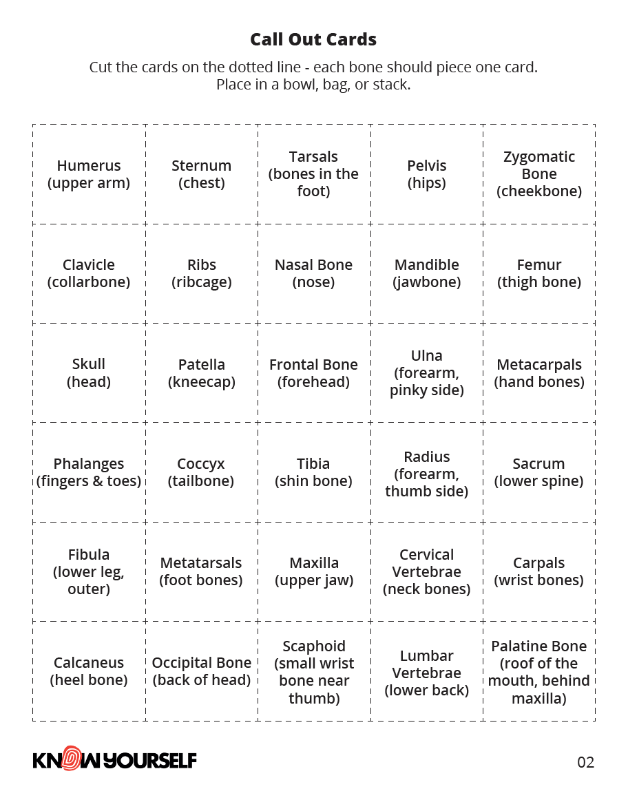 Bone Bingo