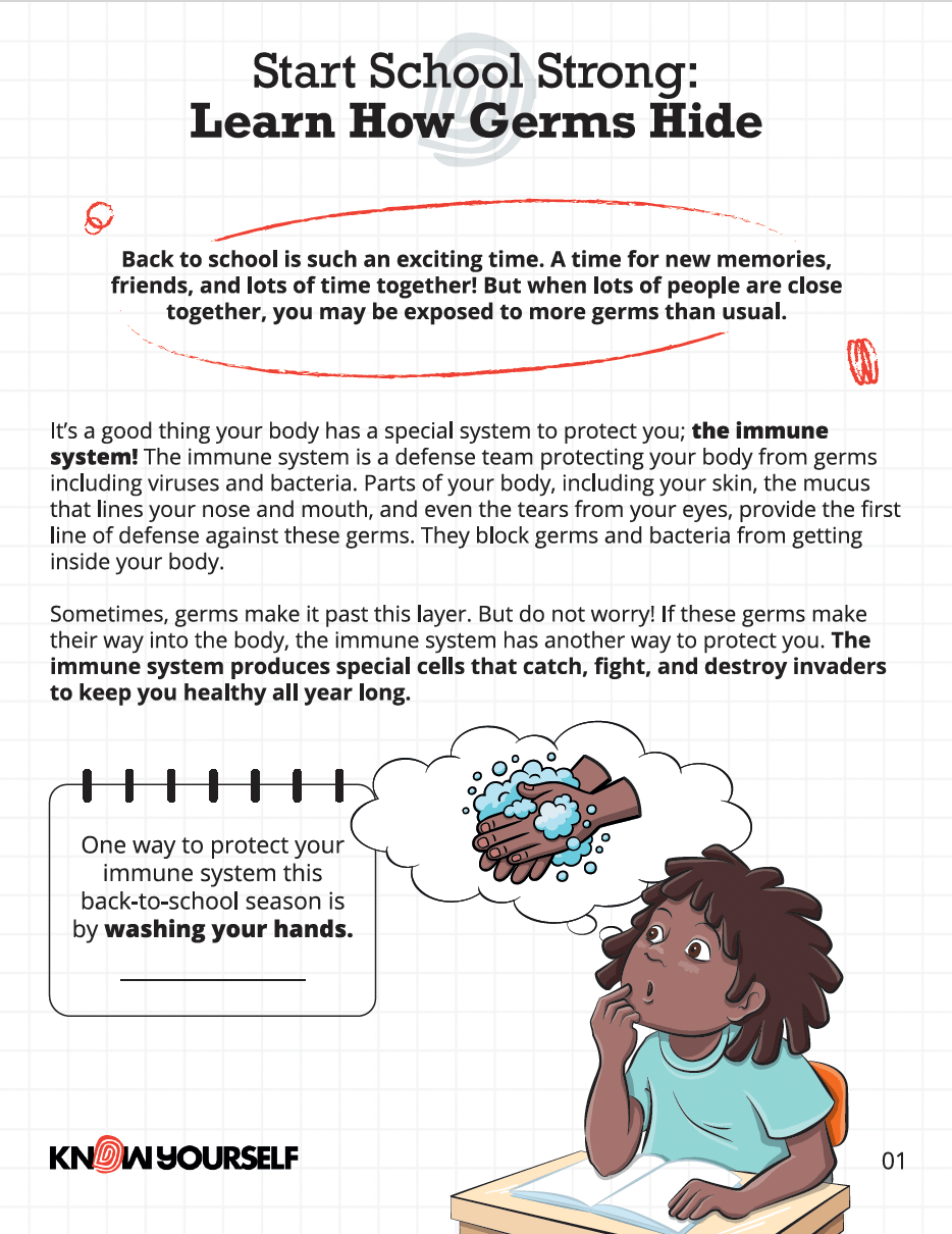 Learn How Germs Hide
