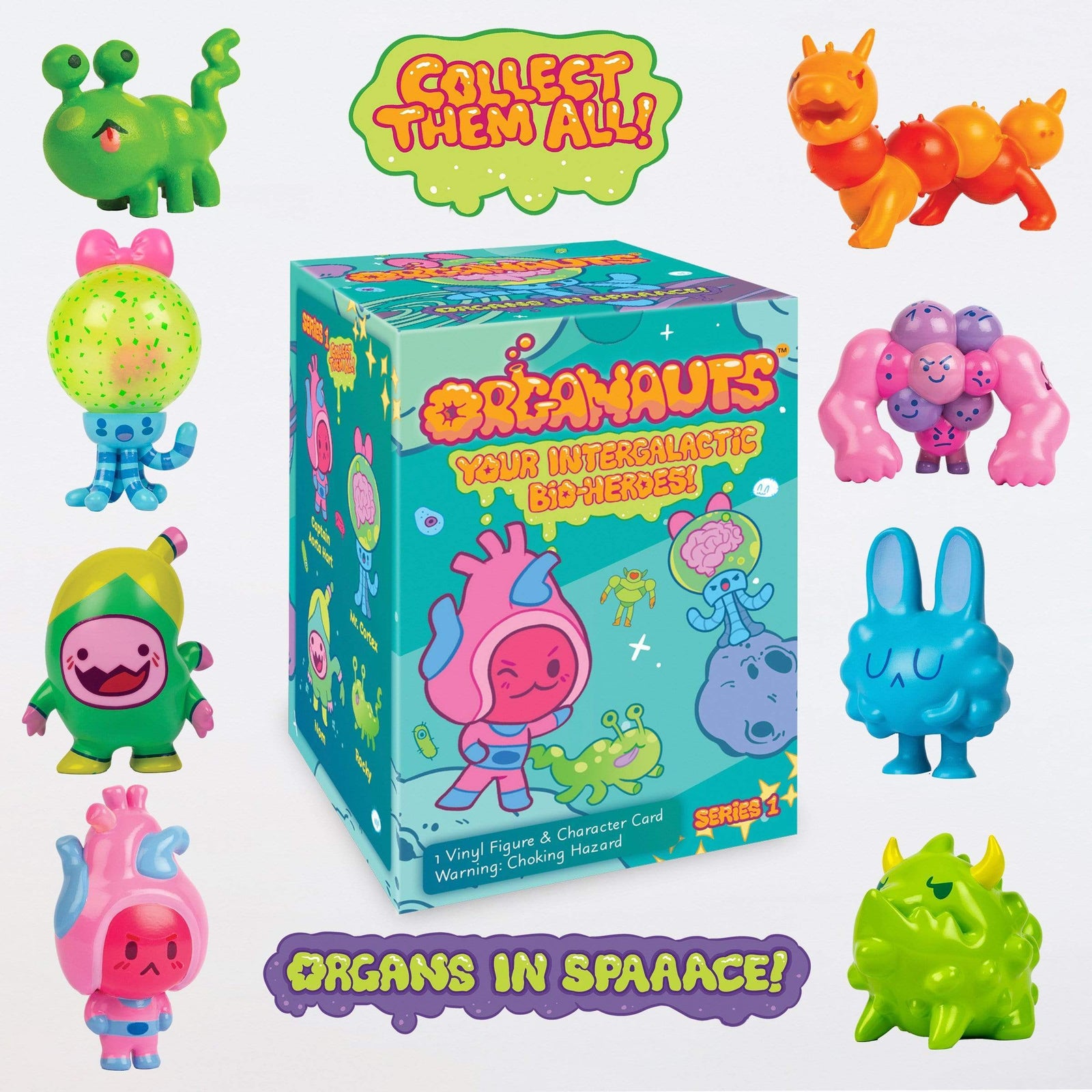 Collectible Organaut Blind Boxes - Organ Learning Toy Health Education for Children